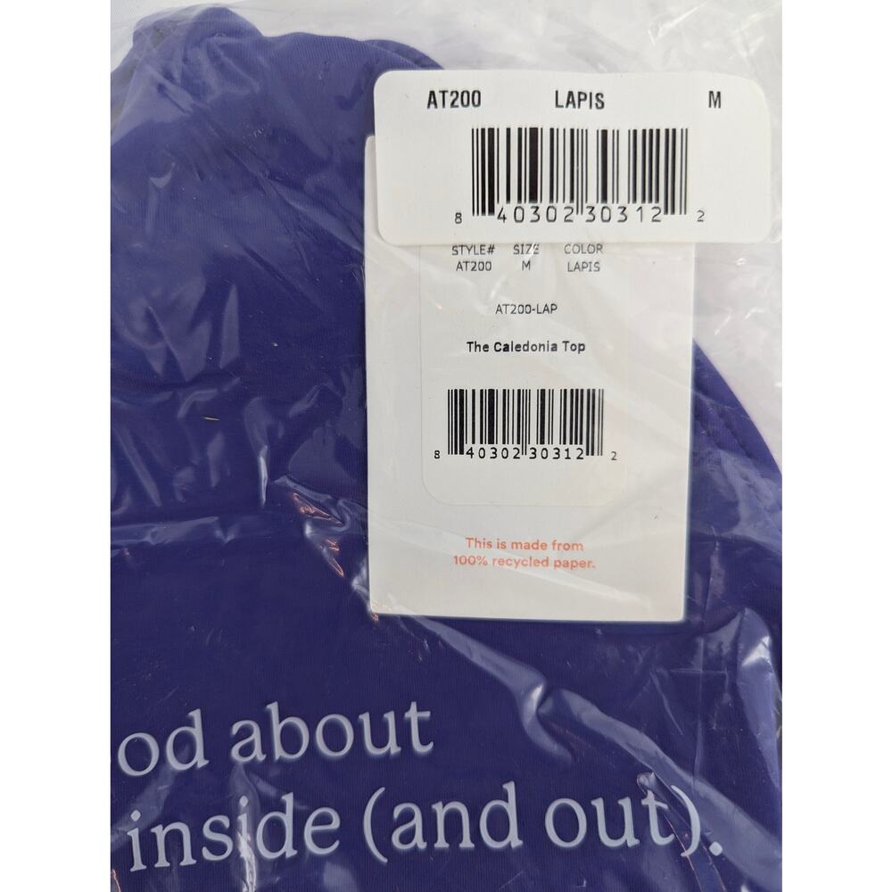 Andie Swim Lapis Bikini Swim Sports Top The Caledonia - Multi Sizes - Picture 6 of 8